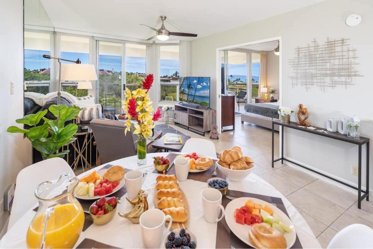Penthouse 1 Bd King Suite With Ocean Views! Wailea  Kültér fotó